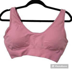 Bo+Tee Seamless Plunge Neck Sports Bra